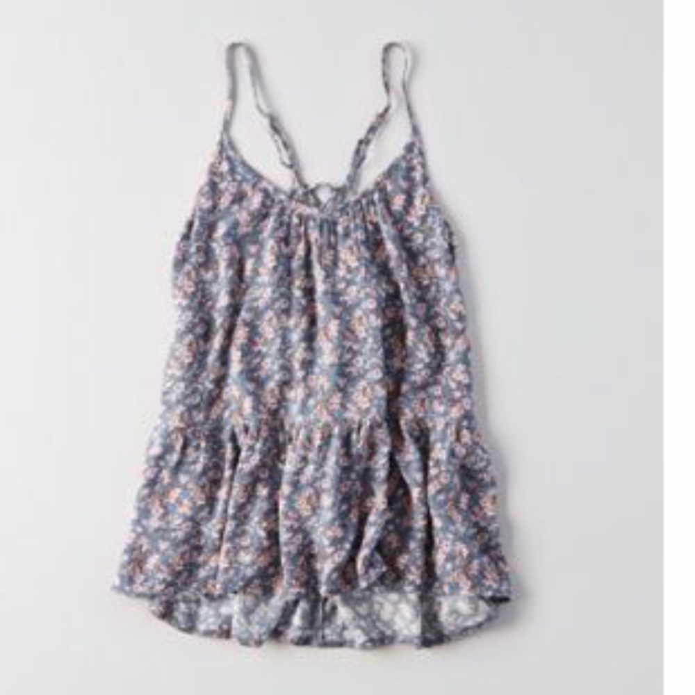 Strappy Floral Tank